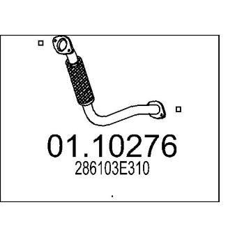 Výfuková trubka MTS 01.10276