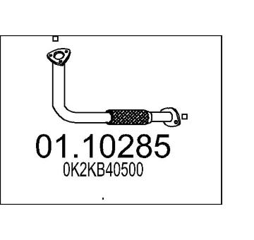 Výfuková trubka MTS 01.10285