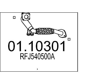 Výfuková trubka MTS 01.10301