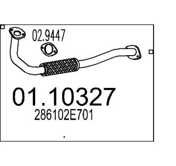 Výfuková trubka MTS 01.10327
