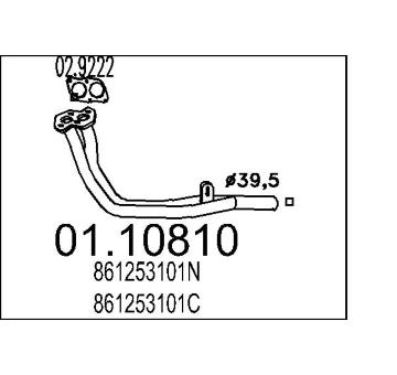Výfuková trubka MTS 01.10810