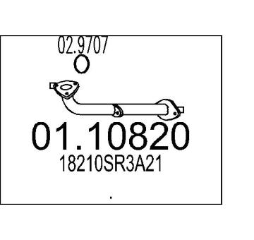 Výfuková trubka MTS 01.10820