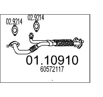 Výfuková trubka MTS 01.10910