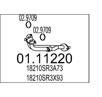 Výfuková trubka MTS 01.11220