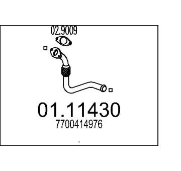 Výfuková trubka MTS 01.11430