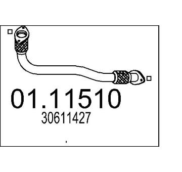 Výfuková trubka MTS 01.11510
