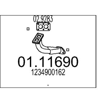 Výfuková trubka MTS 01.11690