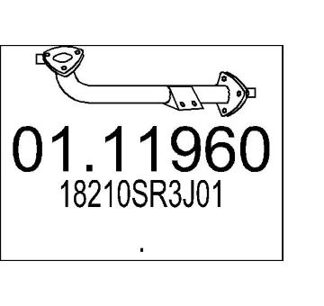 Výfuková trubka MTS 01.11960