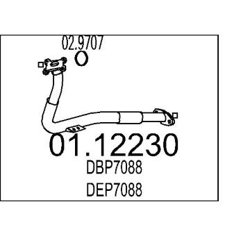 Výfuková trubka MTS 01.12230
