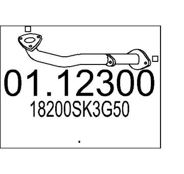 Výfuková trubka MTS 01.12300