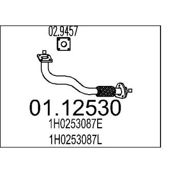 Výfuková trubka MTS 01.12530
