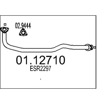 Výfuková trubka MTS 01.12710