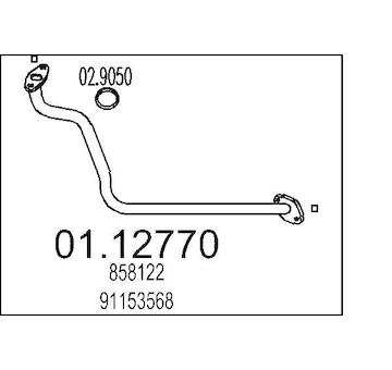 Výfuková trubka MTS 01.12770