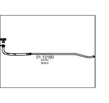 Výfuková trubka MTS 01.13180