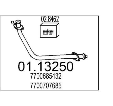 Výfuková trubka MTS 01.13250