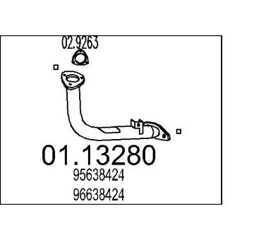 Výfuková trubka MTS 01.13280