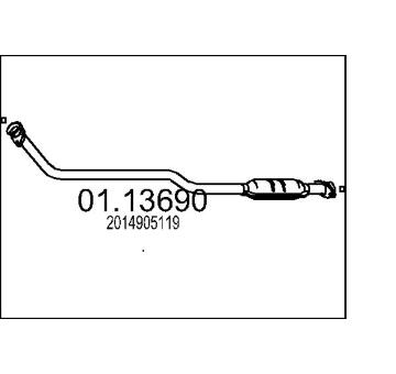 Výfuková trubka MTS 01.13690