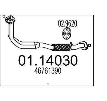 Výfuková trubka MTS 01.14030
