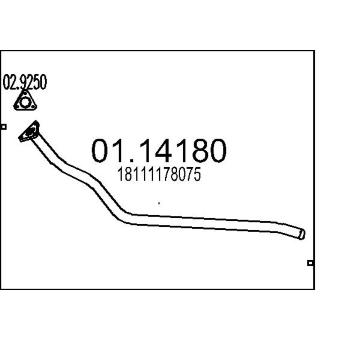 Výfuková trubka MTS 01.14180