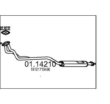 Výfuková trubka MTS 01.14210