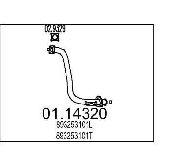 Výfuková trubka MTS 01.14320