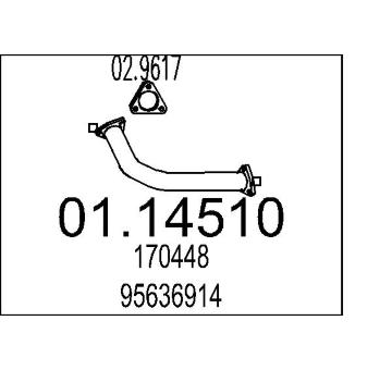 Výfuková trubka MTS 01.14510