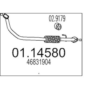 Výfuková trubka MTS 01.14580