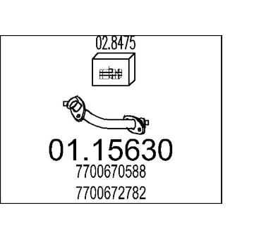 Výfuková trubka MTS 01.15630