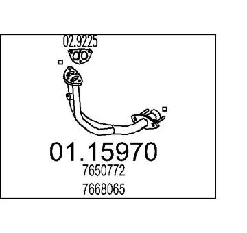 Výfuková trubka MTS 01.15970
