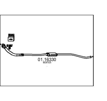 Výfuková trubka MTS 01.16330