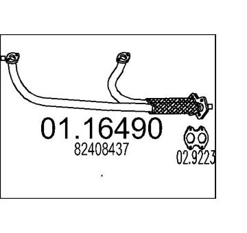 Výfuková trubka MTS 01.16490