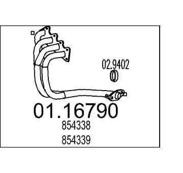 Výfuková trubka MTS 01.16790