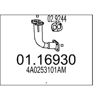 Výfuková trubka MTS 01.16930
