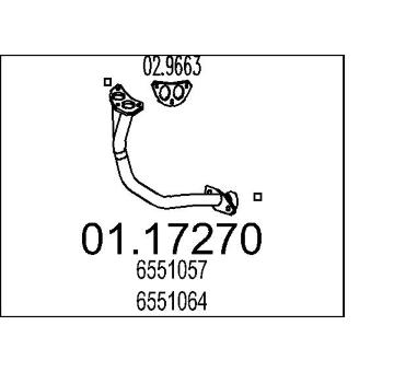 Výfuková trubka MTS 01.17270