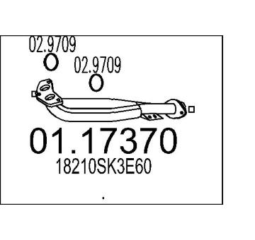 Výfuková trubka MTS 01.17370