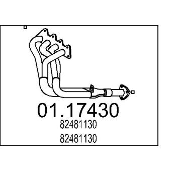 Výfuková trubka MTS 01.17430