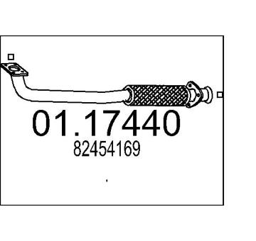 Výfuková trubka MTS 01.17440