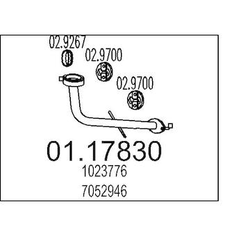 Výfuková trubka MTS 01.17830