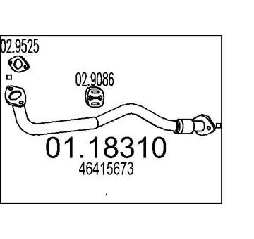 Výfuková trubka MTS 01.18310