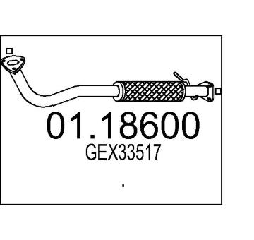 Výfuková trubka MTS 01.18600