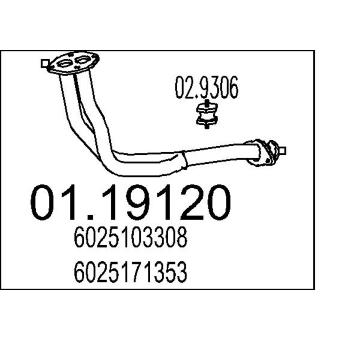 Výfuková trubka MTS 01.19120