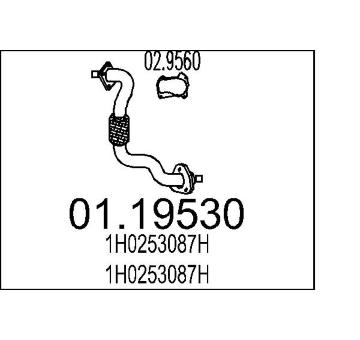 Výfuková trubka MTS 01.19530