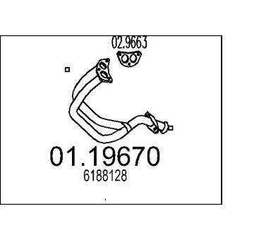 Výfuková trubka MTS 01.19670