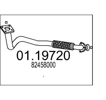 Výfuková trubka MTS 01.19720