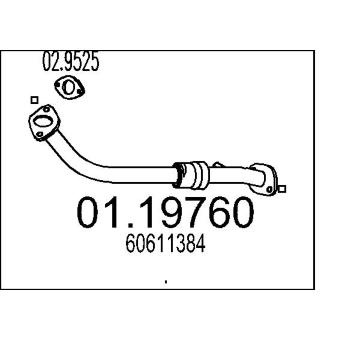 Výfuková trubka MTS 01.19760