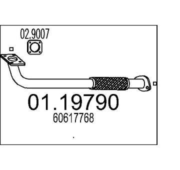 Výfuková trubka MTS 01.19790