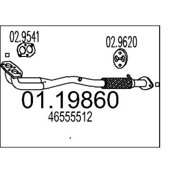 Výfuková trubka MTS 01.19860