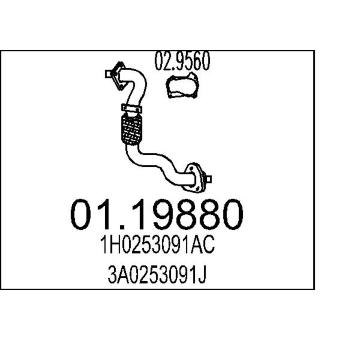 Výfuková trubka MTS 01.19880