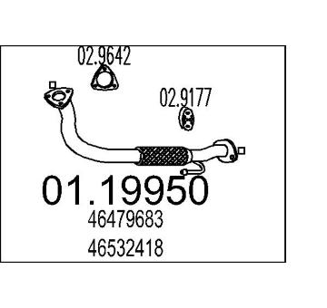 Výfuková trubka MTS 01.19950