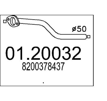 Výfuková trubka MTS 01.20032